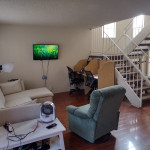 Living room, with study spots